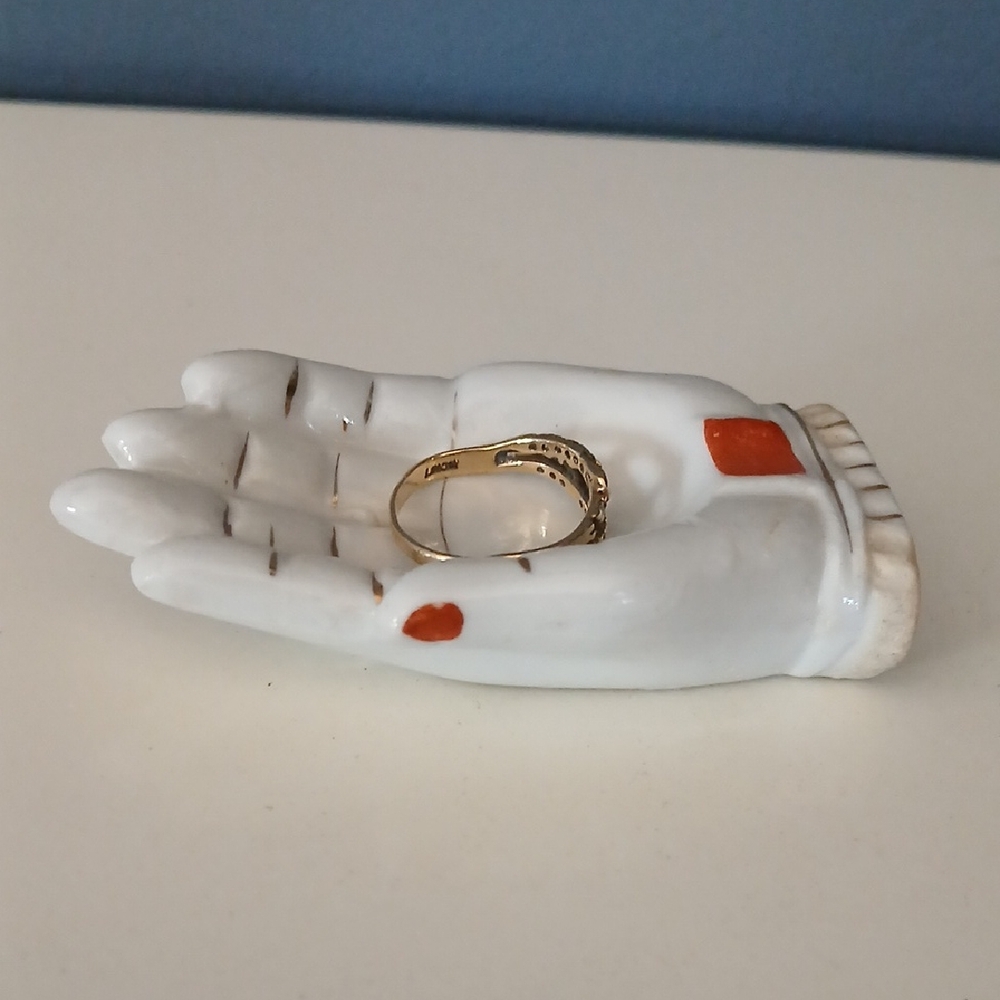 VTG JAPAN Miniature Ash Tray Or Ring Dish